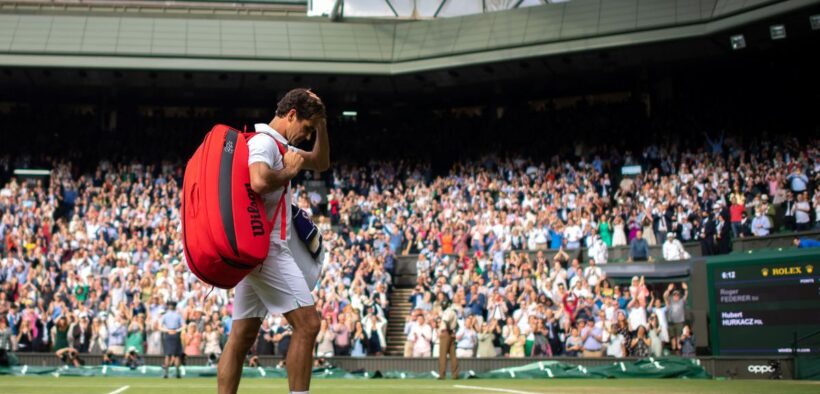 Crudo adiós de Federer