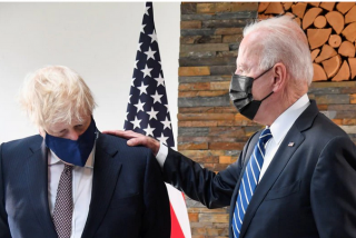 Así fue el primer encuentro entre Joe Biden y Boris Johnson en vísperas de la cumbre del G7
