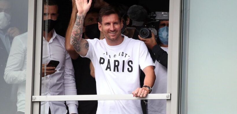 Messi sonríe en París