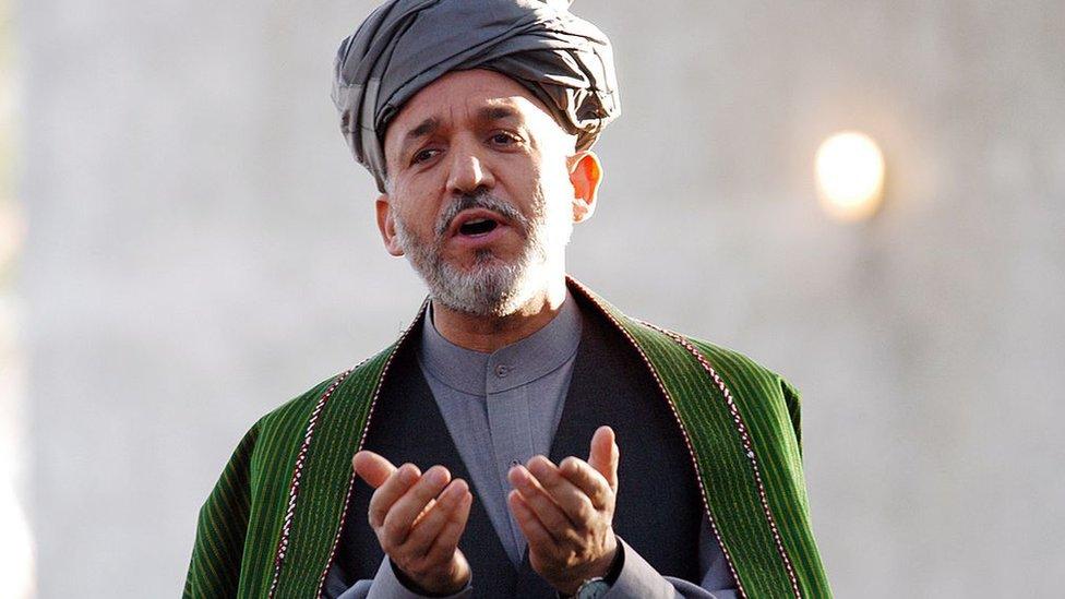 Hamid Karzai lideró grupos anti-talibanes alrededor de Kandahar antes de convertirse en presidente.