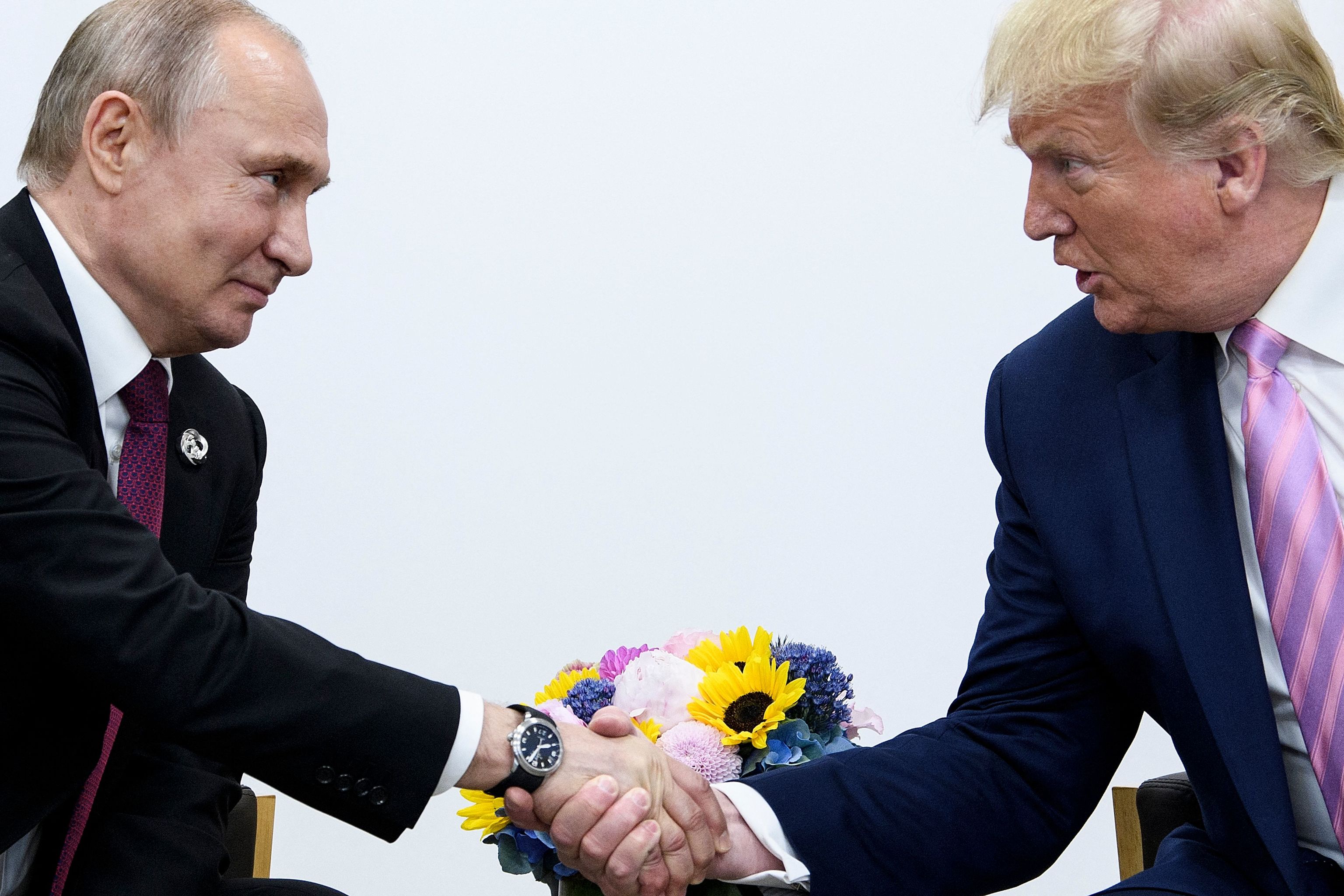 Donald Trump junto a Vladimir Putin, en una imagen de archivo.